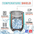 CHILLOUT LIFE 12 oz Stainless Steel Tumbler with Lid, Double Wall Vacuum Insulated Travel Cup