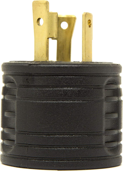 WEN GNA030 NEMA L5-30P Twist-Lock Power Plug to TT-30R Ready Outlet, 120V 30-Amp Generator Adapter