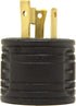 WEN GNA030 NEMA L5-30P Twist-Lock Power Plug to TT-30R Ready Outlet, 120V 30-Amp Generator Adapter