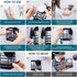TAILI Patented Suction Cup Toothbrush Holder, Stainless Steel Anti-Puddling Shower Toothbrush Holder, No Drilling