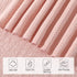 Set 8 2 35x70, 2 14x30, 4 14x14, REDKISS Pink Towel of - Ultra Soft Microfiber, Contains Large Bath Hand Washcloths