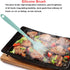Light Green Silicone Spatulas Set, Heat Resistant Rubber Spoon Spatula, Non-Stick Scrapers for Baking Mixing