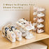 Closet 2 Pack 4 Clear Acrylic Kids Shoe Rack for Organizers and Storage | Small Shoe Rack Sections Toddler Baby Shoe
