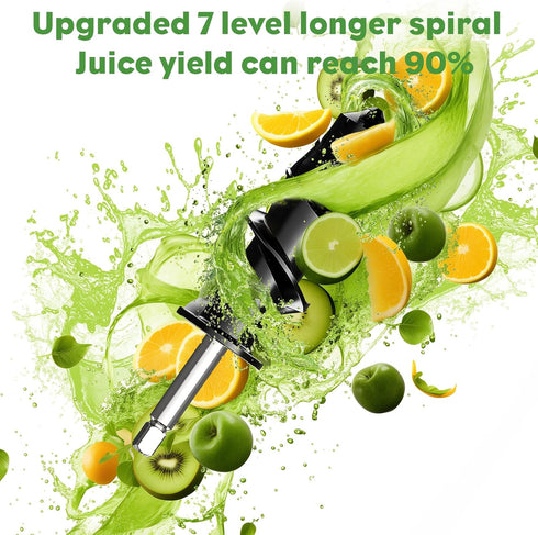 Masticating Juicer Attachment for KitchenAid Mixer, Cold Press Juicer Accessories with Dual Feed Chute