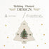 Spode Christmas Tree Trivet - 8" Heat Resistant Porcelain Holiday Tabletop Protector, Dishwasher Safe