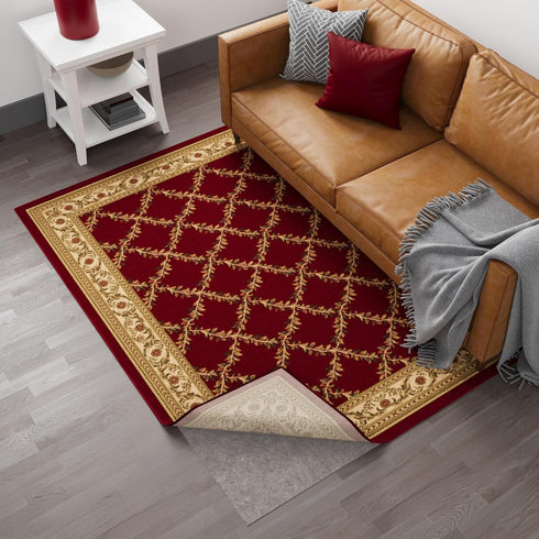 3' 9' 1/4 Inch Ottomanson x Non-Slip Rug Pad Gripper Thick Dual Surface Felt + Rubber Gripper - Safe for All Floors