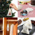 30 Pcs 4 x 3 Inches Natural Unbleached Cotton Drawstring Bags - Muslin Bags for Spice, Herbs, Tea
