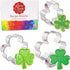 Ann Clark Shamrock Cookie Cutters 3-Pc. Set, Mini, Medium, and Large, Made in the USA
