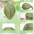 ZeeDix 2 Pack Hanging Wasp Nest Decoy, Hornets Wasp Nest for Outdoor, Home and Garden (8.66"×11", Dark Color)