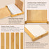 Bread Slicers for Homemade Bread, HDPE Base and Maple Fingers, 4 Thicknesses for Uniform Slices, Foldable Guide