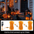 32.5FT 100 16 Orange Halloween String Lights Outdoor, Thanksgiving Mini Lights, LED Waterproof Christmas Lights