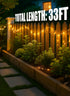 6 Packs 198Ft 600 8 Minetom Solar String Lights for Outside, Total LED Outdoor Solar Fairy Lights, Modes Balcony Lights