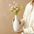 Set, Set 3) Ceramic Flower Vase Modern Farmhouse Decorative Vases for Dining Room,Bookshelf Office