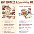9" Set Superbaking Sourdough Starter Kit, Splinter-Free Banneton Bread Proofing Basket with Non-Stick Silicone Dough