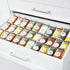 4 12 Pack Simple Houseware Spice Jars Ounce Square Glass Bottles with Shaker Lids, Funnel and Labels for Seasoning