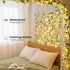 23 73 HEYFUNi Vines with Lights, Ft Led Faux Pothos String Lights Plug in, Leaf Lights for Bedroom, Wall, Balcony