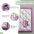 Maison d' Hermine Pot Holders Set of 2, 100% Cotton Heat Resistant Potholders 8" x 8" for BBQ, Cooking, Baking, Pivoine