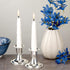 Rite Lite Shabbat Candles - 12 Pieces in Beautiful Box with Artistic Card, White