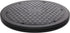 12 Inch Lazy Susan Turntable Organizer, Non Skid Large Plastic Turn Table for Cabinet, Black, 1 PC
