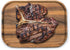 Ironwood Gourmet Small Steak Board, 7.5 x 10.5 x 0.5 inches, Brown