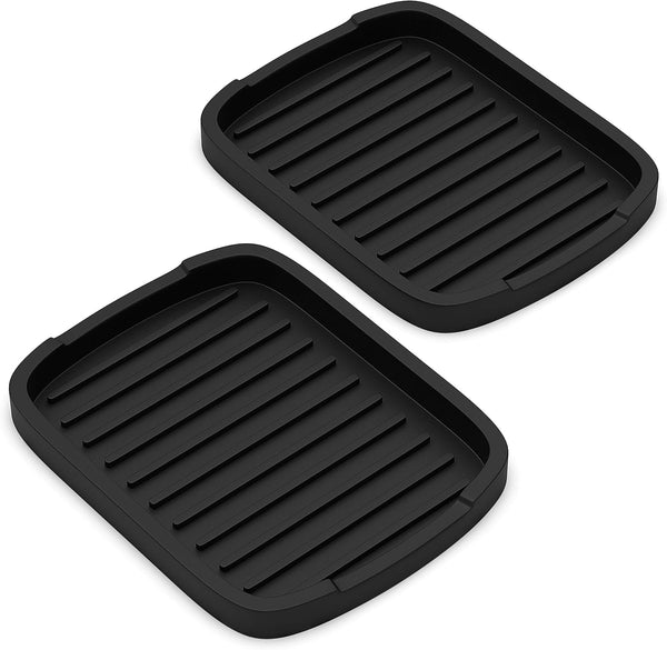 ZAPPOWARE Silicone Sponge Holder -soap Tray - 5.9" X 4.33" Set -2pcs