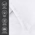 Superior Egyptian Cotton King Pillowcases, 650 Thread Count, 2-Pieces, Grey