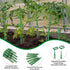 17.9IN 42.3IN 3Pack Extendable Plant Stakes, Length Scalable from to Plant Support Stake, Orchid Sticks with Clips