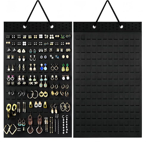 Hanging Earring Holder Organiser, Brooch Pin Display Board with 150 Slots for up to 300 Pairs of Earrings/Pins, Storage