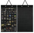 Hanging Earring Holder Organiser, Brooch Pin Display Board with 150 Slots for up to 300 Pairs of Earrings/Pins, Storage