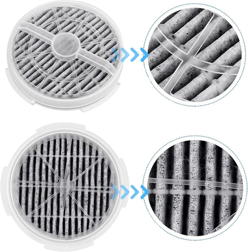 Nispira Activated Carbon HEPA Filter Replacement, For Air Purifier FridaBaby Sound Machine, 4 Pack