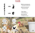 XINYI 2pcs Chinchillas, Aluminum Alloy Chicken Water Cups, Automatic Metal Chicken Water Feeder for Dog, Cat, Bunnies
