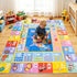 4x5 Kids Rugs for Playroom - Soft & Non-Slip Feet Educational Rug for Learning ABC Alphabet, Numbers, Shapes & Map