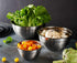 Table Concept Set Mixing Bowls with Airtight Lids, Stainless Steel Nesting Bowl for Space Saving Storage, Ideal