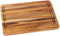 Lipper International 7215 Teak Wood Edge Grain Kitchen Cutting and Serving Board, Small, 12" x 9"