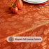 Countryside (52x70 Inch, Joyfol Day Fall Thanksgiving Tablecloth, Jacquard Fabric Autumn Rectangle Table Cloth, Leaves
