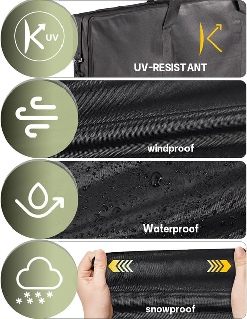 6 Folding Table Storage Bag, Fit for ft Folding Table,Waterproof Heavy Duty Large Portable Carry Bag for Folding