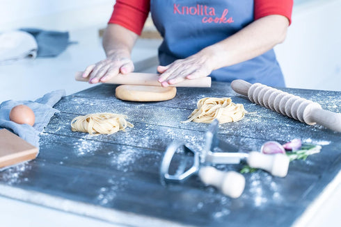 9 Set Set, Ultimate Pcs Pasta Making Tool Pasta Drying Rack, Pasta Tongs, Two Ravioli Stamp Maker Cutter And Roller