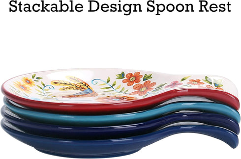 Bico Tunisian Ceramic Spoon Rest, House Warming Gift, Dishwasher Safe