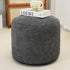 Yueyocici 20 15 Inches Pouf Ottoman Stuffed Round Modern Foam Filled Foot Rest Corduroy Poufs for Living Room Chair