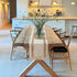 60 Inches (12"60") Farmhouse Decor Boho Table Runner with Macrame, Elegant Beige Brown Coffee Table Runners Long