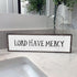 Wood & Metal Southern Sign, Weatherproof Indoor Outdoor Wall Decor, Rustic Charm with "Lord Have Mercy"