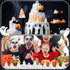 50 Beeveer Pcs Halloween Mini Ghosts Figurines Resin Tiny Ghosts Spooky Small Miniature Figures Tiered Tray Decor