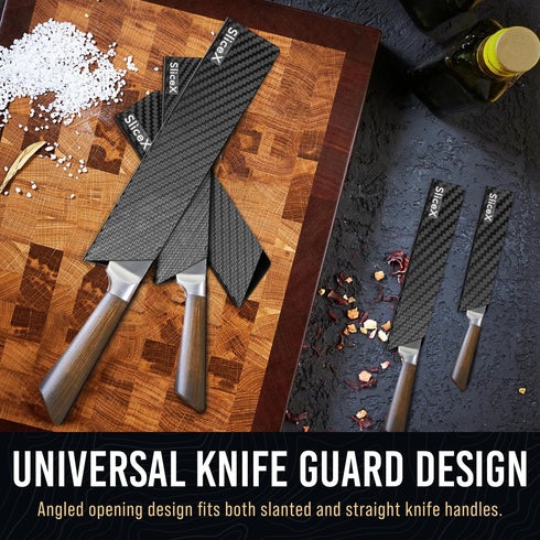 Premium Knife Sheaths Set for Kitchen Knives 4"-10" Sizes | BPA-Free Universal Knife Edge Guards (5 Pcs)