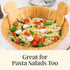 Totally Bamboo Salad Hands, Bamboo Serving Utensils for Tossing & Serving