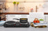 Elite Gourmet EDB-302BF Black Countertop Double Cast Iron Burner, 1500 Watts, Easy to Clean