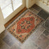Collive Washable Indoor Door Mat, Non-Slip Retro Entryway Rug, 20" x 32", Quick Absorbent Distressed Welcome Mat