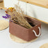 Closet 1 Pack, 13.8L9.8W6.7H) TheWarmHome Fabric Storage Basket for Home, Shelf, - Canvas Bin for Dog Toys and Baby