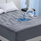 Bedsure Full Size Waterproof Mattress Pad - Soft Pillow Top Mattress Topper with 8-21" Deep Pocket, Grey