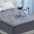Bedsure Full Size Waterproof Mattress Pad - Soft Pillow Top Mattress Topper with 8-21" Deep Pocket, Grey