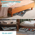 Under Bed Shoe Storage Organizer, 2 Pack Fits 32 Pairs, Clear Window, Foldable Shoe Rack Holder, Black